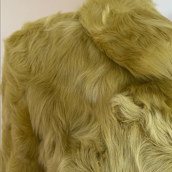 Adrienne Landau Lime Lamb genuine Fur Jacket. - Picture 3 of 8